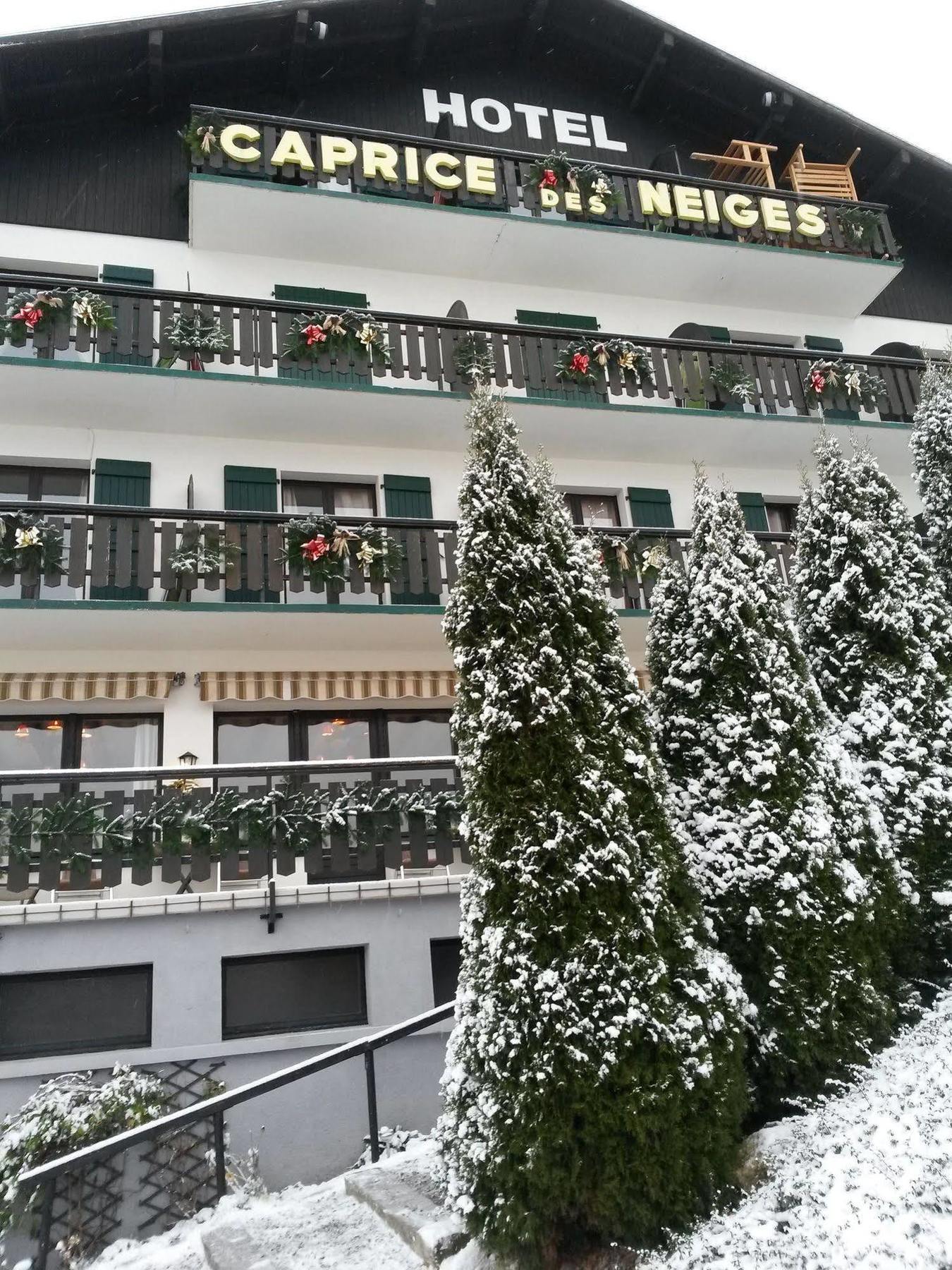 Logis Hotel Le Caprice Des Neiges Combloux Exterior photo